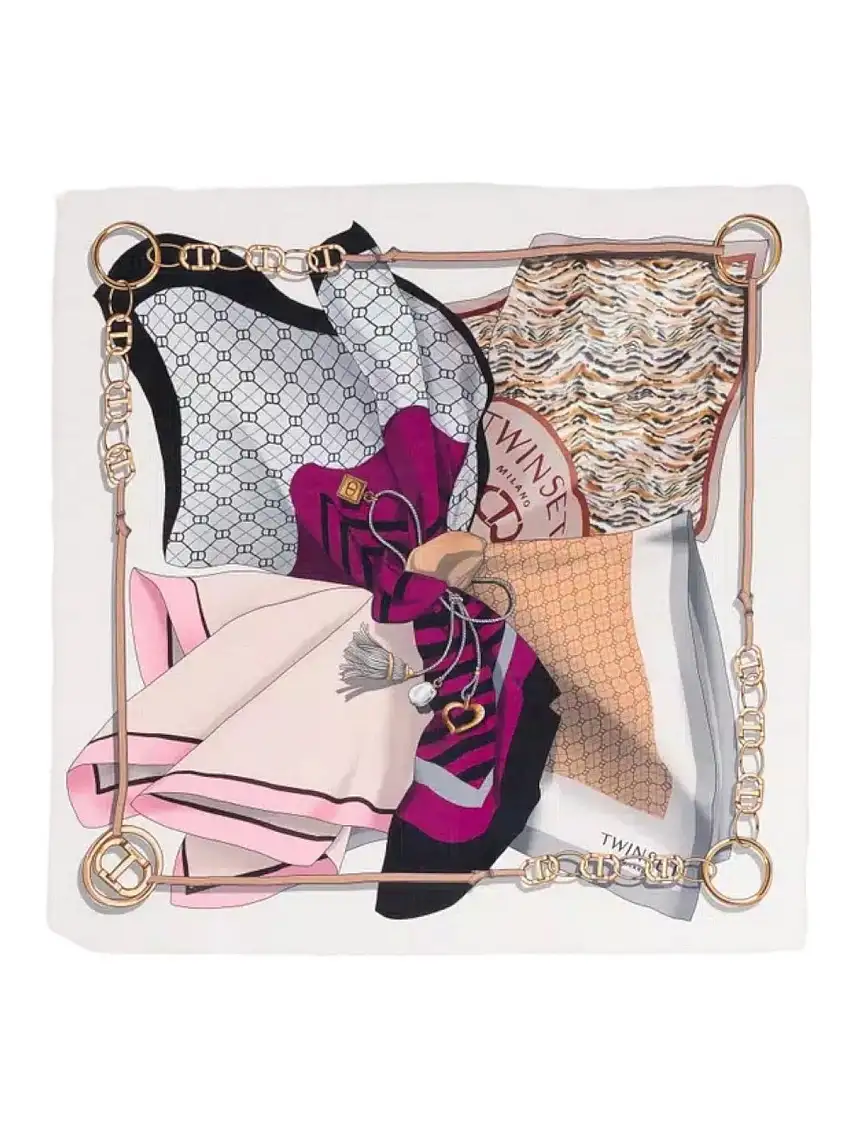 TWINSET Women's Scarf 242TA4490 11902 Beige