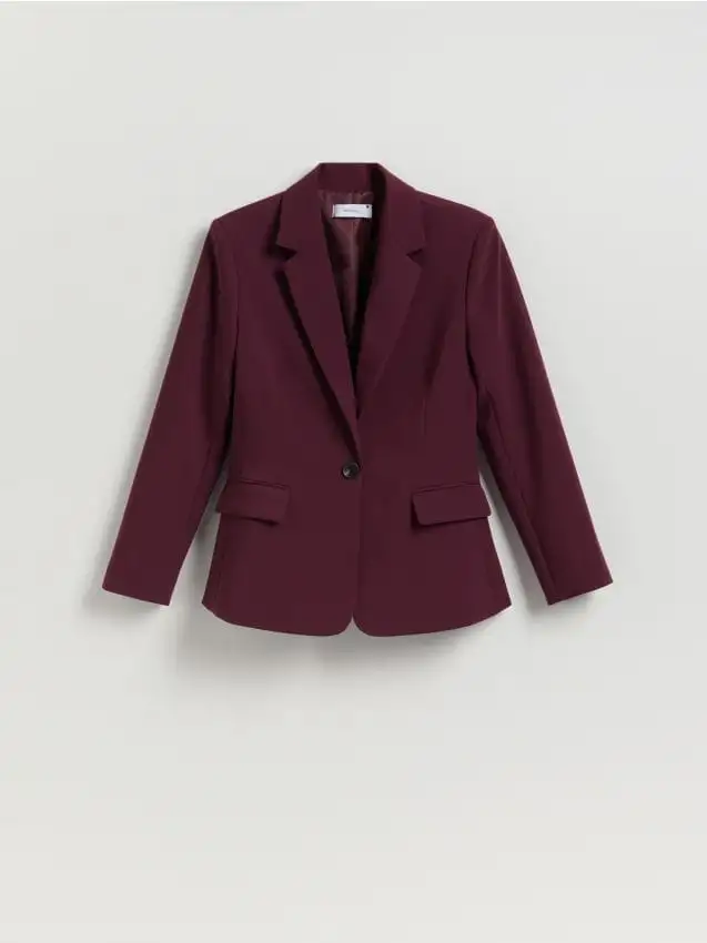 Blazer monopetto Colore bordeaux