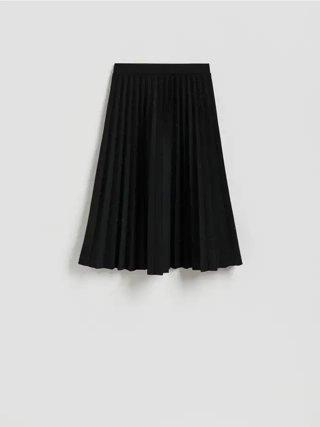 Gonna con applicazione Colore nero