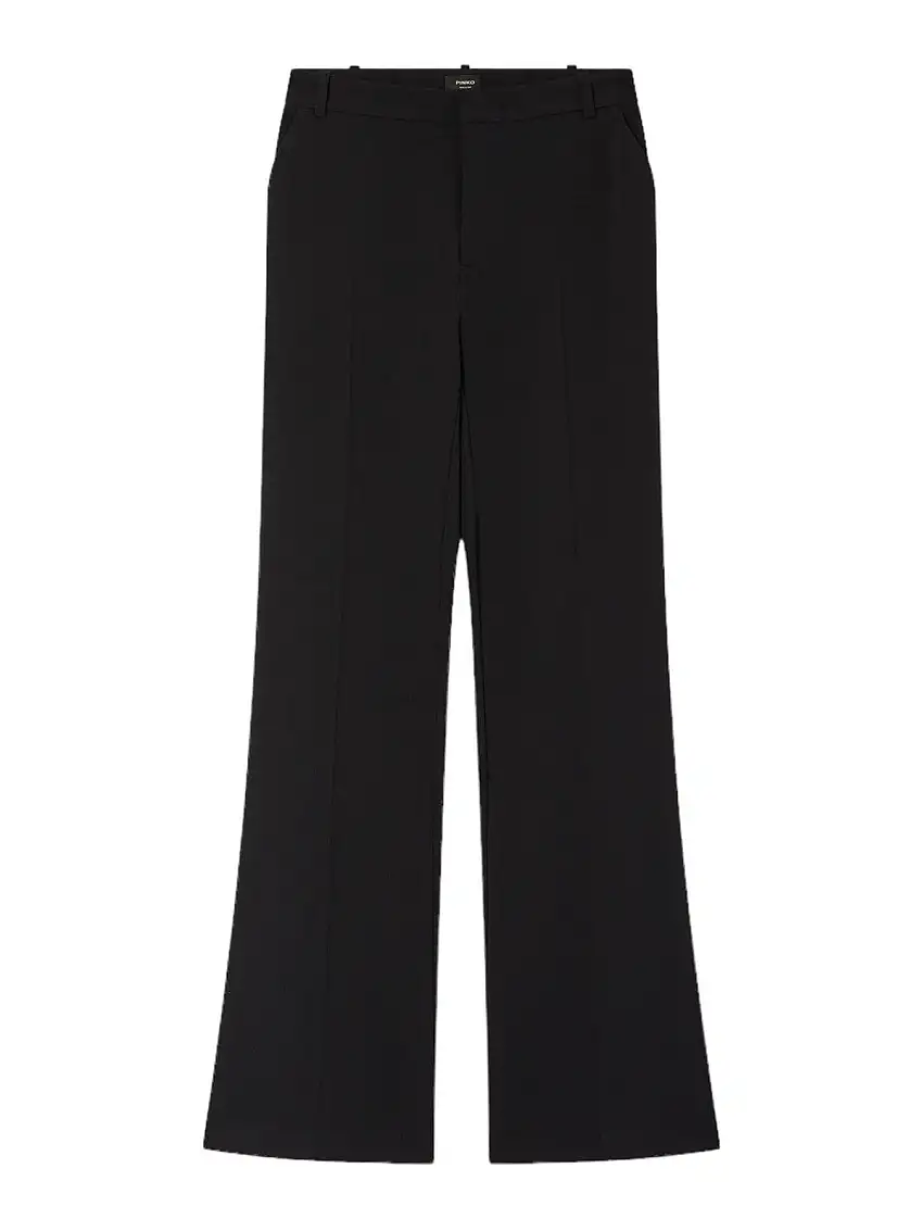 PINKO Women's Trousers Paris Stretch Crepe Trousers 103961-A20Q Z99 Black