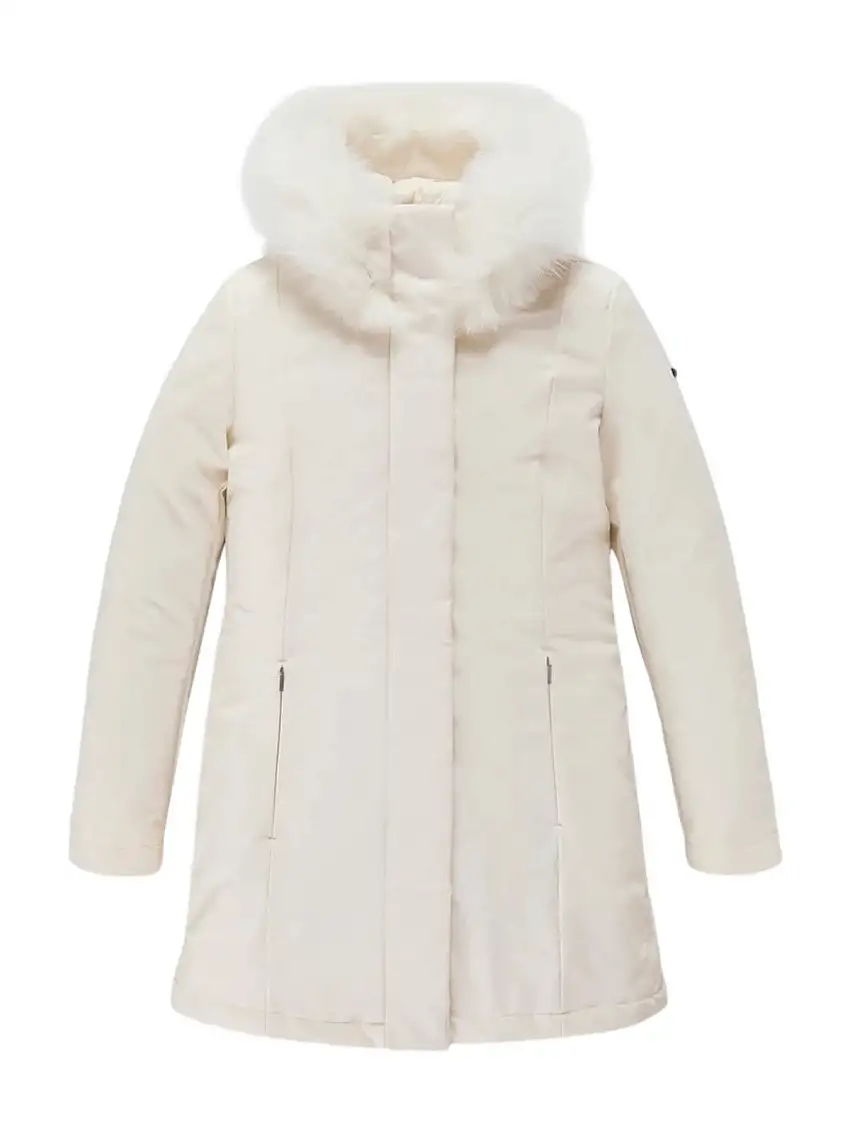 REFRIGIWEAR Women's Coat LADY TECH/1 FUR JACKET W99108 XT2429 A00152 Beige