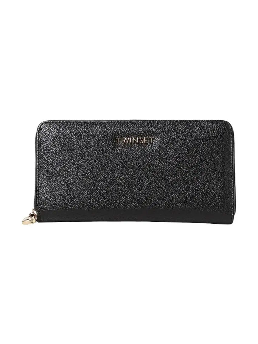 TWINSET Women's Wallet SUPERB 242TB7045 00006 Black
