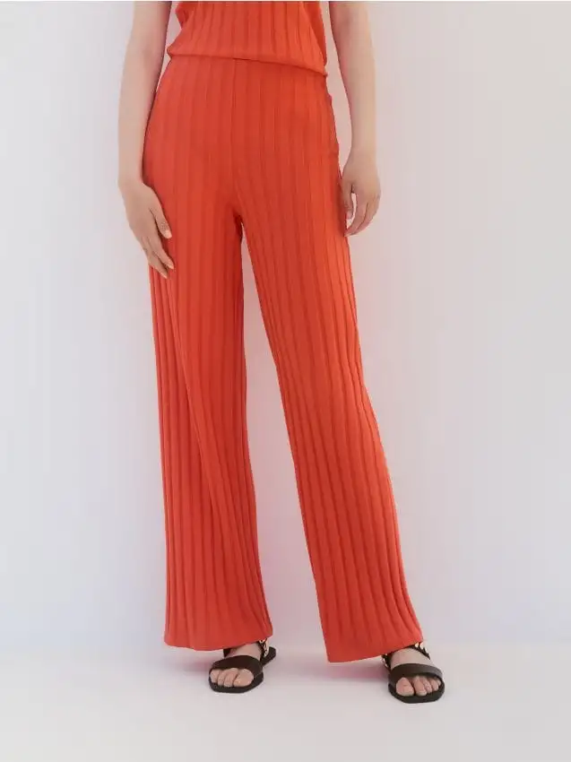 Pantaloni in jersey Colore arancione