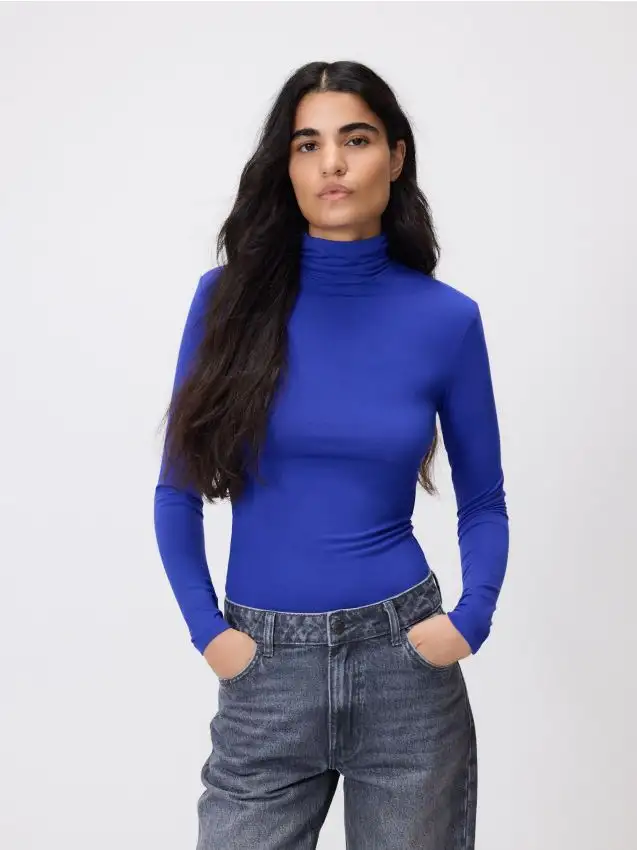 LADIES` BLOUSE BODY Colore giacinto