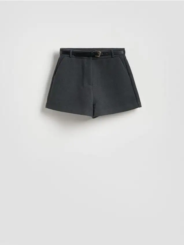 Pantaloncini con cintura Colore grigio scuro