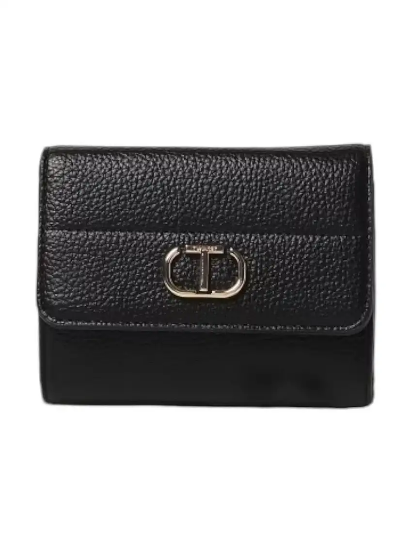 TWINSET Women's Wallet DRAWSTRING 242TD8245 00006 Black