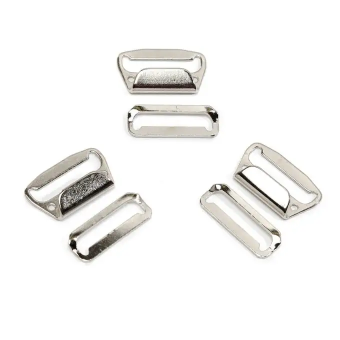 Fermagli gonna piatti argentati