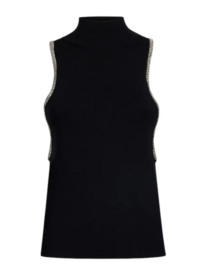 LIU JO WHITE Women's Top WA5224MS55N 22222 Black