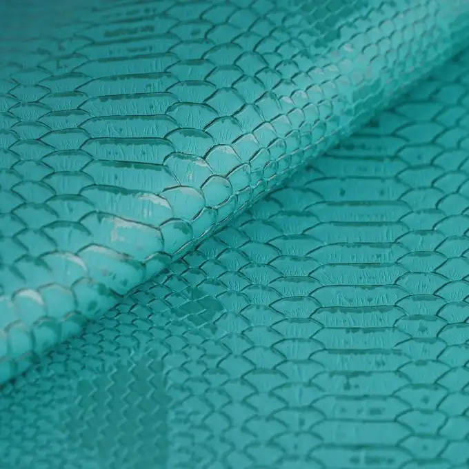 Tessuto similpelle comodo turchese 140 - Qualità seduta