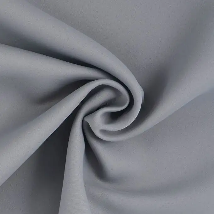 Tessuto oscurante Saten grigio grande larghezza