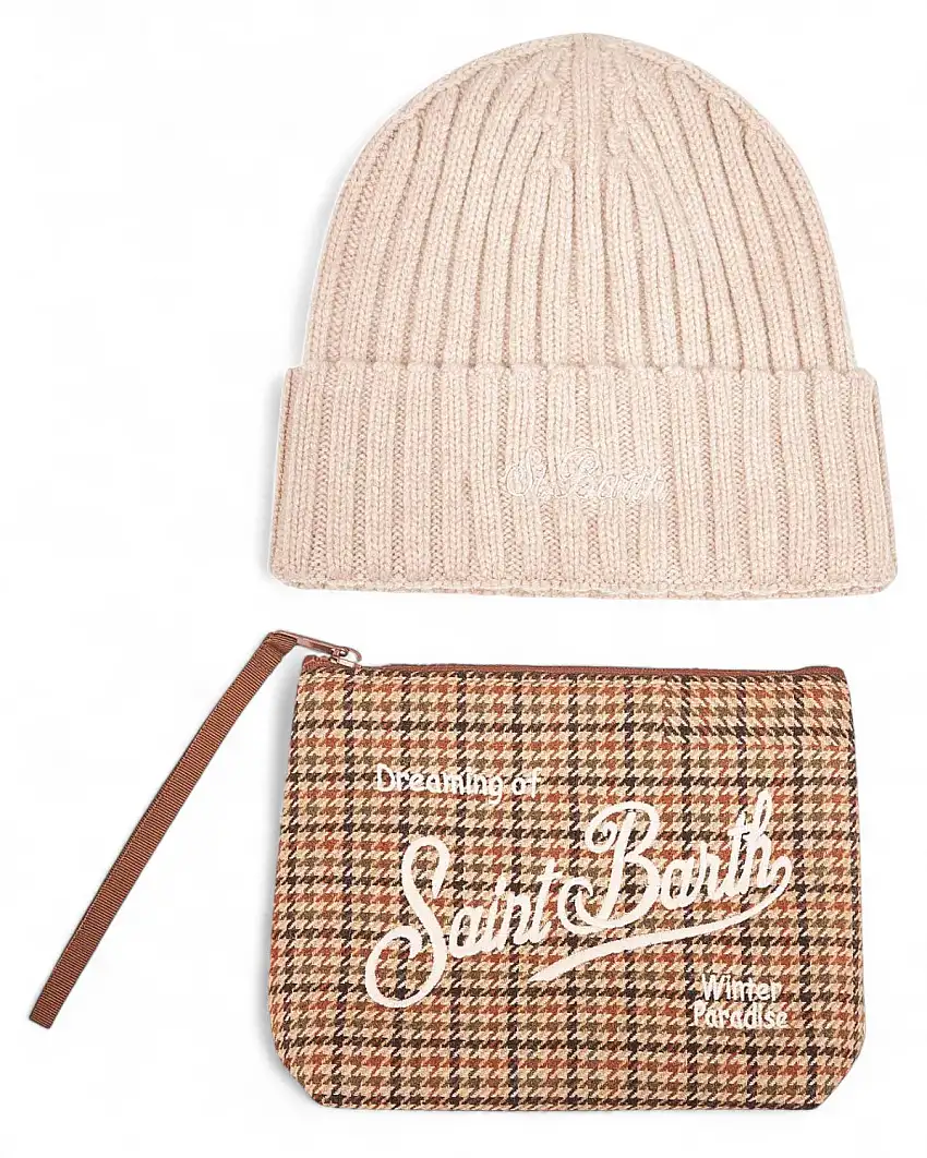 Cofanetto Regalo Natale MC2 Saint Barth: Berretto e Pochette