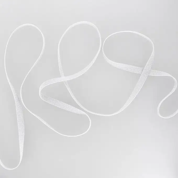 Elastico 9 mm bianco