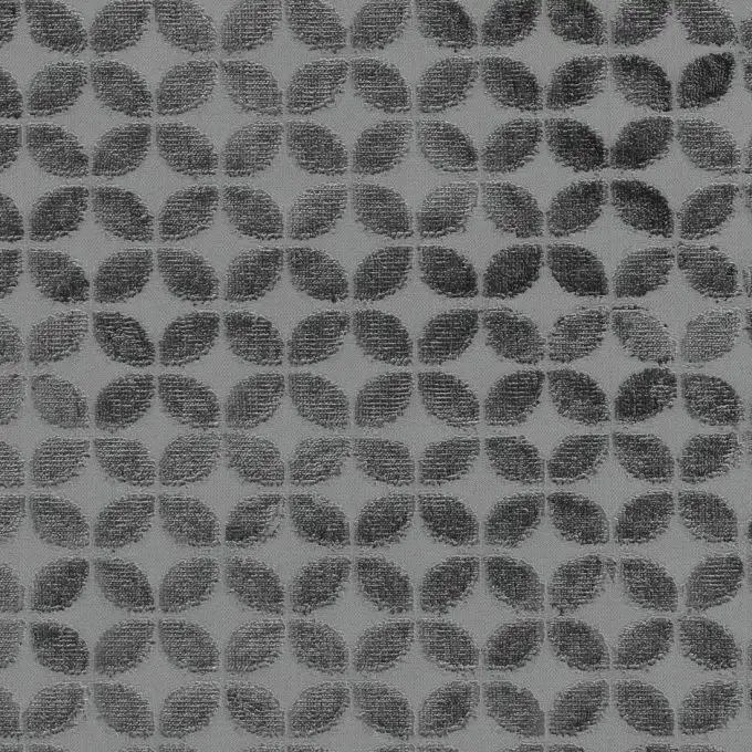 Tessuto velluto jacquard sfera grigio