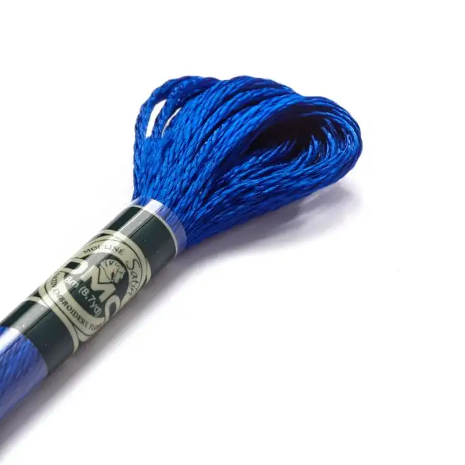 Filato satinato blu - COL S820