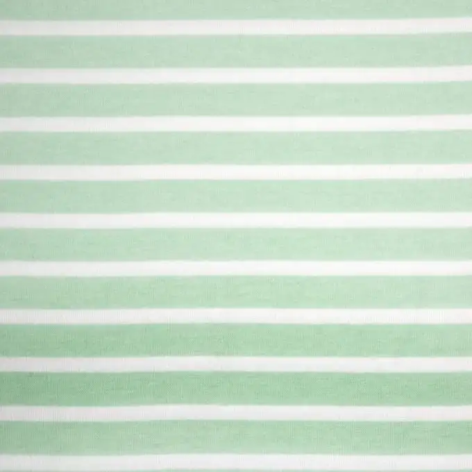 Tessuto a righe bianco e verde