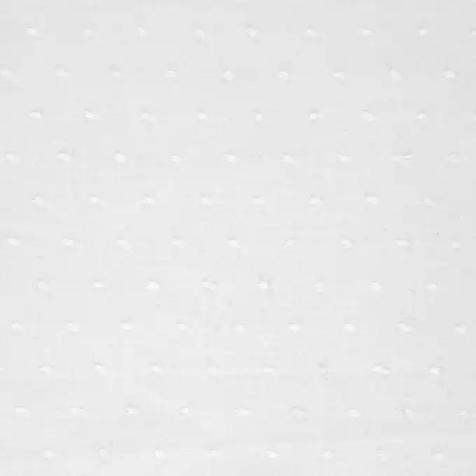 Tessuto velo plumetis bianco