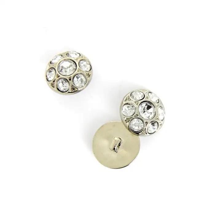 bottoni rotondi diamante con gambo 18 mm