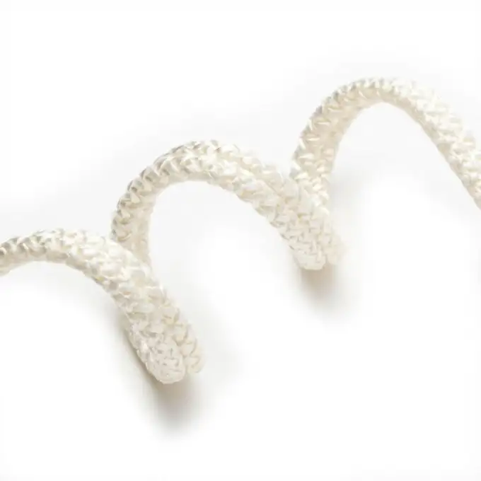 Nastro doppio gemello brillante crema 10 mm