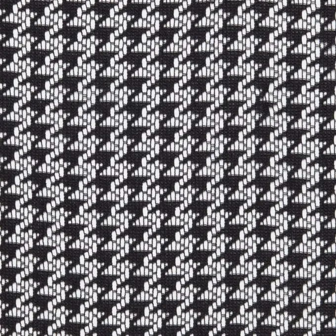 Tessuto pizzo motivo pied de poule