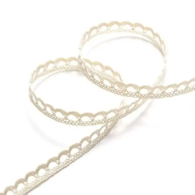 Nastro pizzo 10 mm ecru