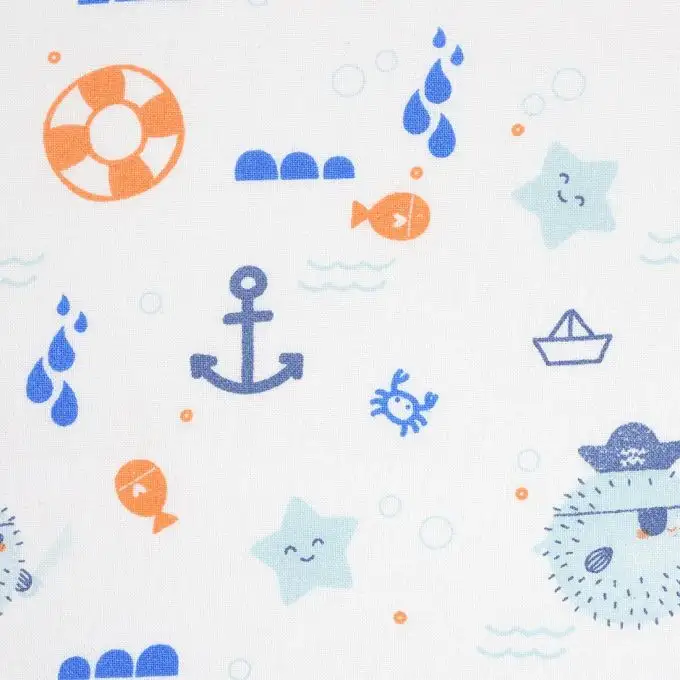 Tessuto cotone sotto l'oceano