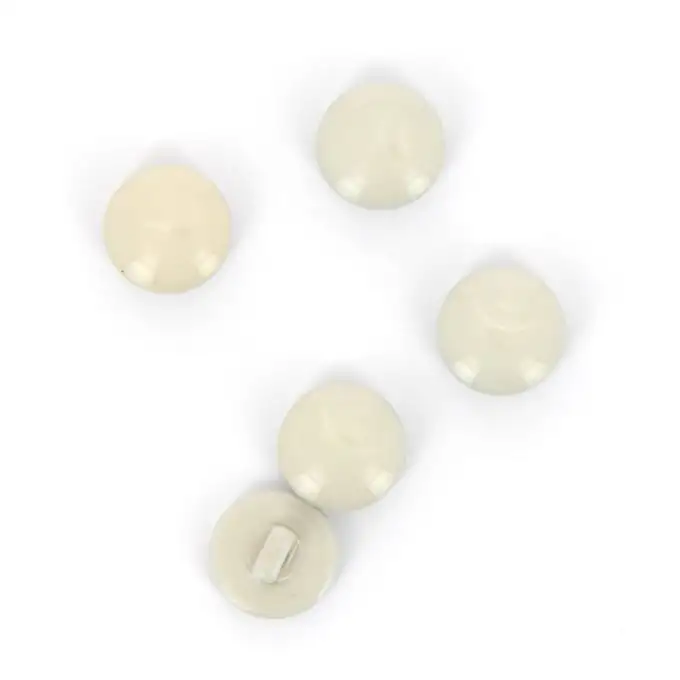 bottoni rotondi con gambo grigio chiaro 15 mm