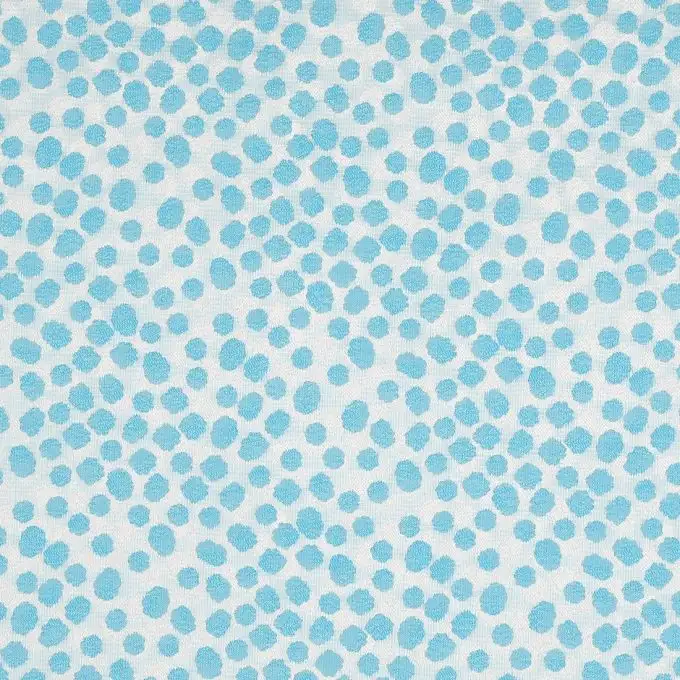 Tessuto jacquard pois bicolore