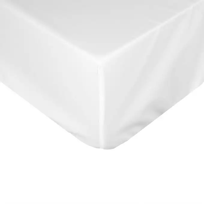 Drap housse cotone percalle bianco