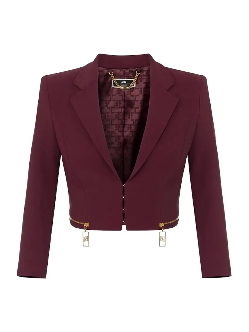 ELISABETTA FRANCHI Women's Jacket GI09946E2 CG3 Red