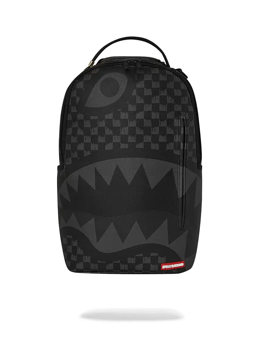 SPRAYGROUND Men's Backpack HANGOVER DRIP CHECK BACKPACK 910B6777NSZ Black