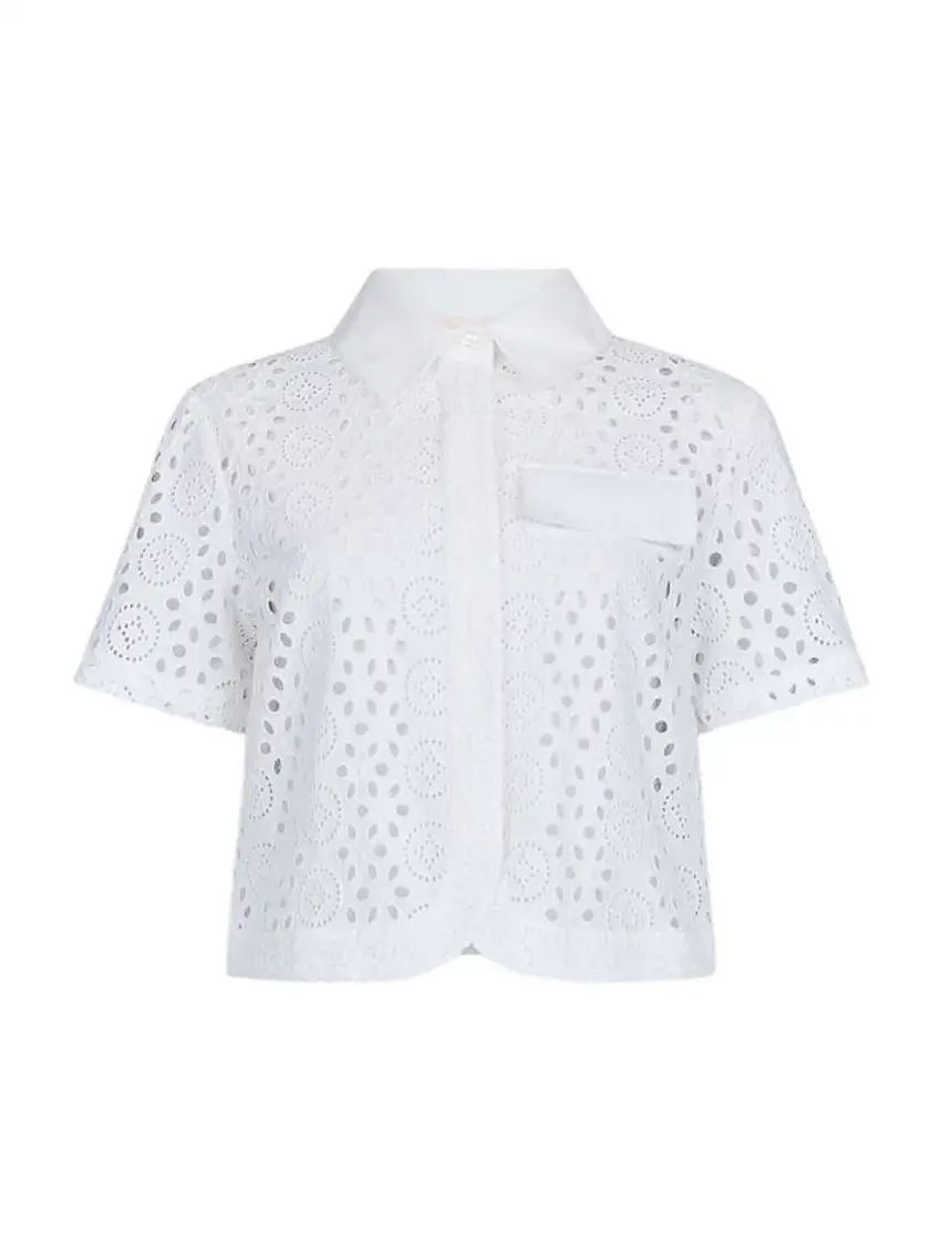 LIU JO WHITE Women's Shirt WA5283T2182 11111 White