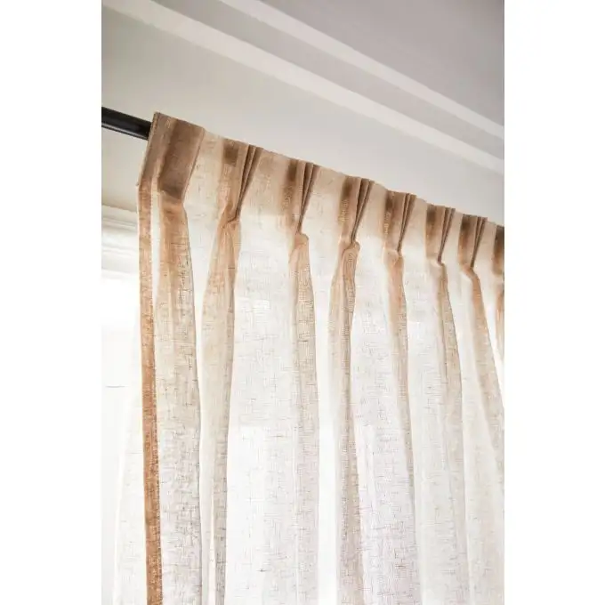 Tessuto Lino Kaolin grande larghezza