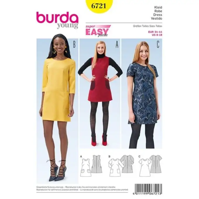 Modello abito - Burda n6721