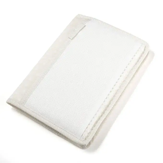 Copertura per libretto sanitario da ricamare - Nocciola