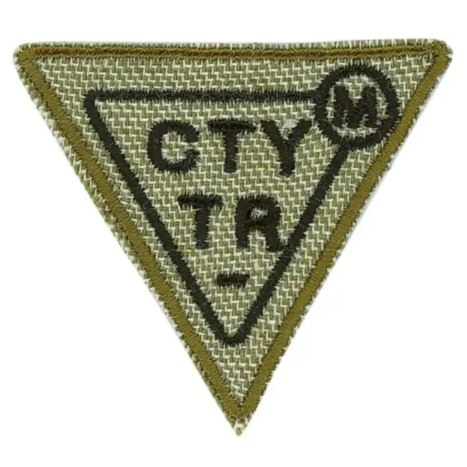 Ecusson termoadesivo triangolo ctytr