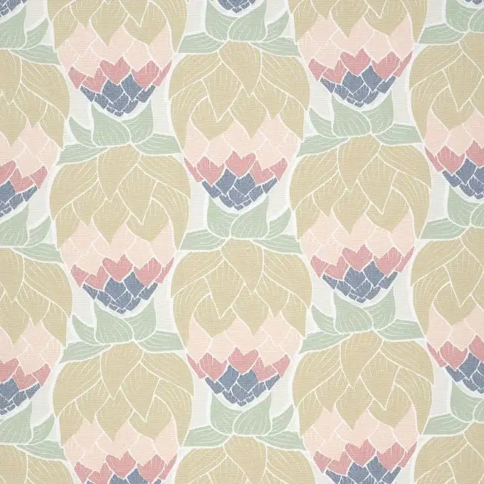 Tessuto cotone spesso carciofo verde