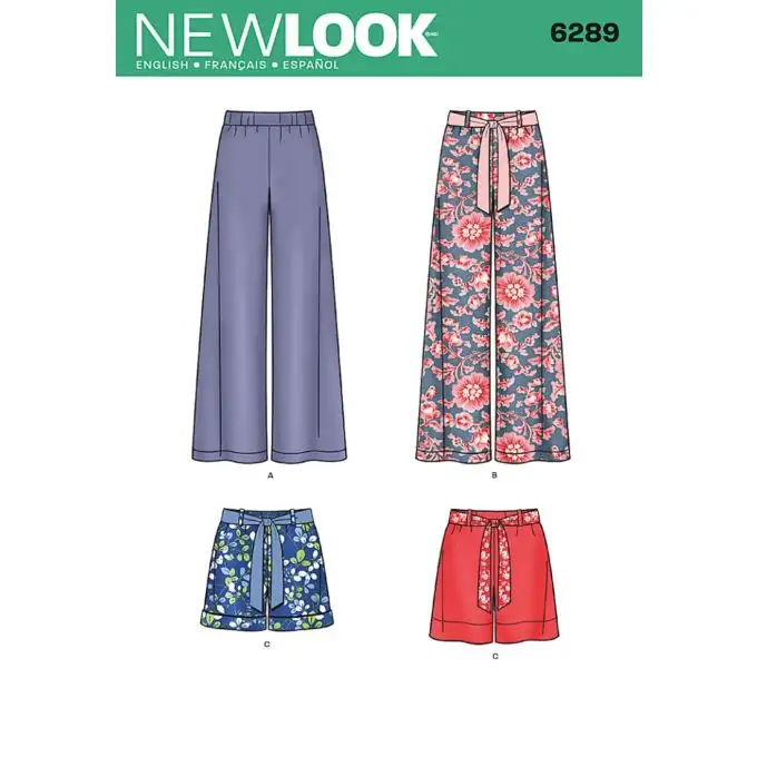 Modello shorts e pantaloni - New look n°6289