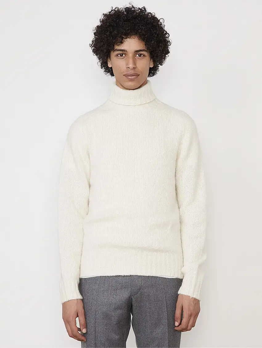 Maglia Collo Alto Ecrù