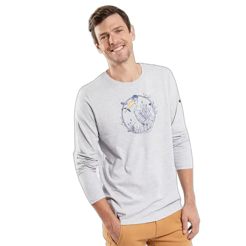 Maglietta serigrafata a maniche lunghe Armor-Lux