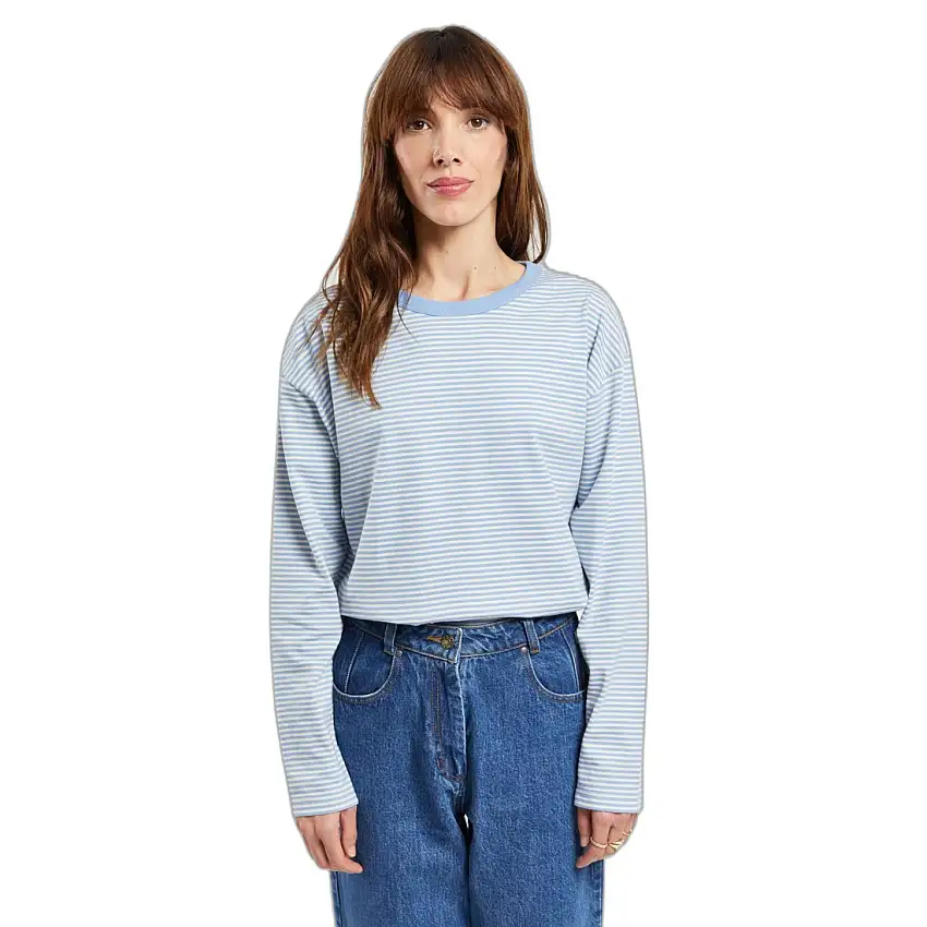 T-shirt donna a maniche lunghe a righe Armor-Lux Héritage