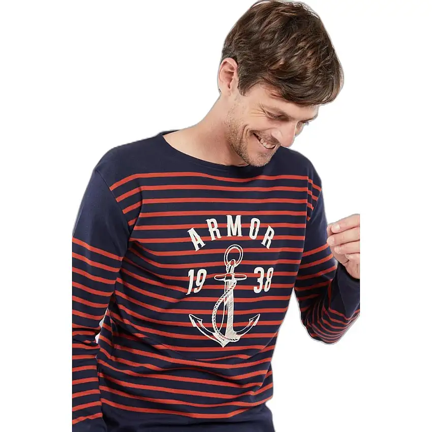 Maglietta da marinaio serigrafata Armor-Lux