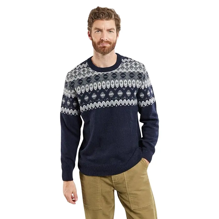 Maglia girocollo in jacquard norvegese Armor-Lux