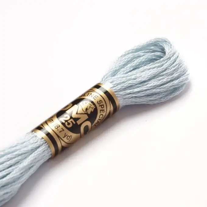 Filato mouliné da ricamo tonalità blu cod 775