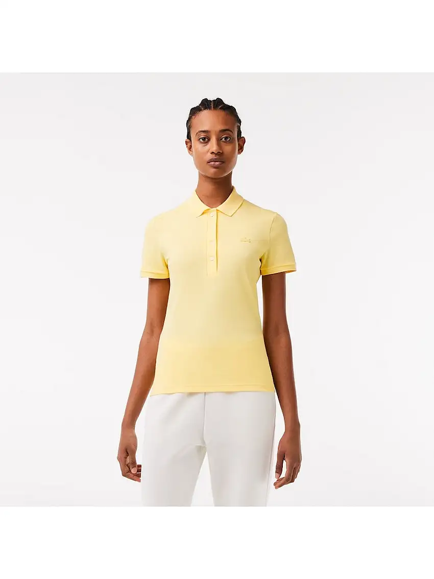 LACOSTE Women's T-Shirt and Polo PF5462 107 Yellow