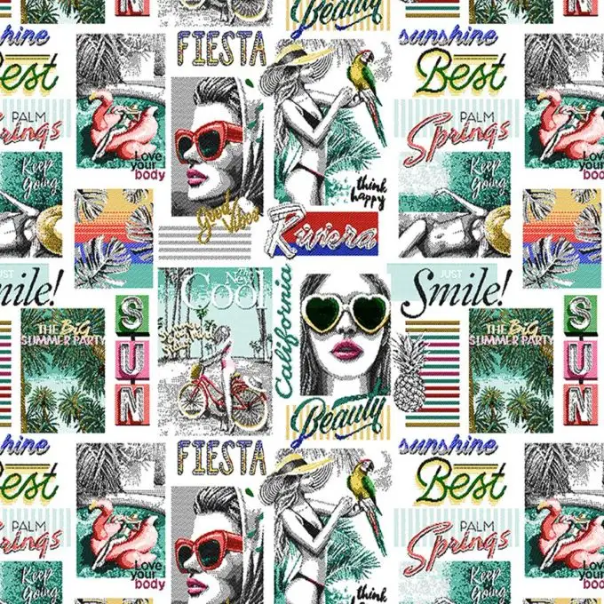 Tessuto jacquard Cool bianco - Qualità Seduta