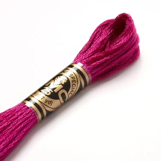 Filo mouliné da ricamo - Tonalità rosa-viola - COL 718