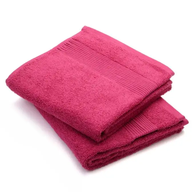Set di 2 asciugamani da doccia 70x140 lampone - 420g