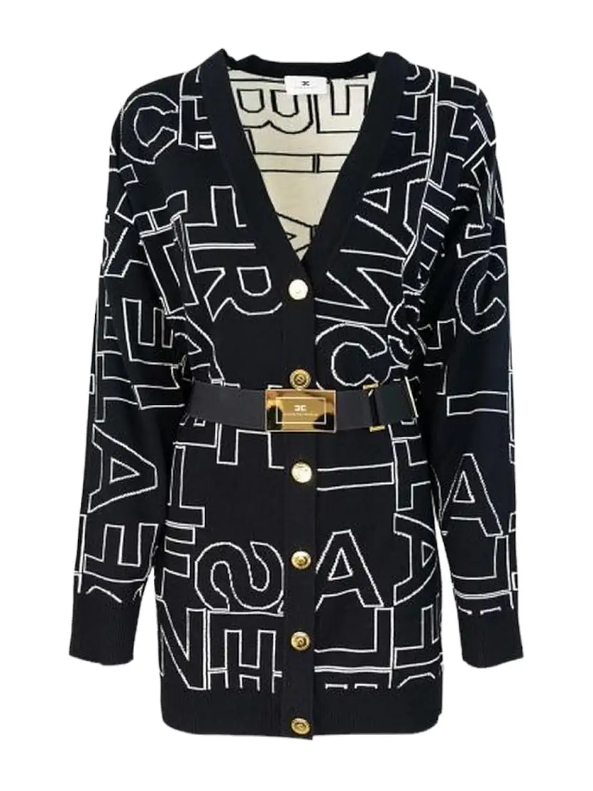 ELISABETTA FRANCHI Women's Cardigan MK72M46E2 685 Black