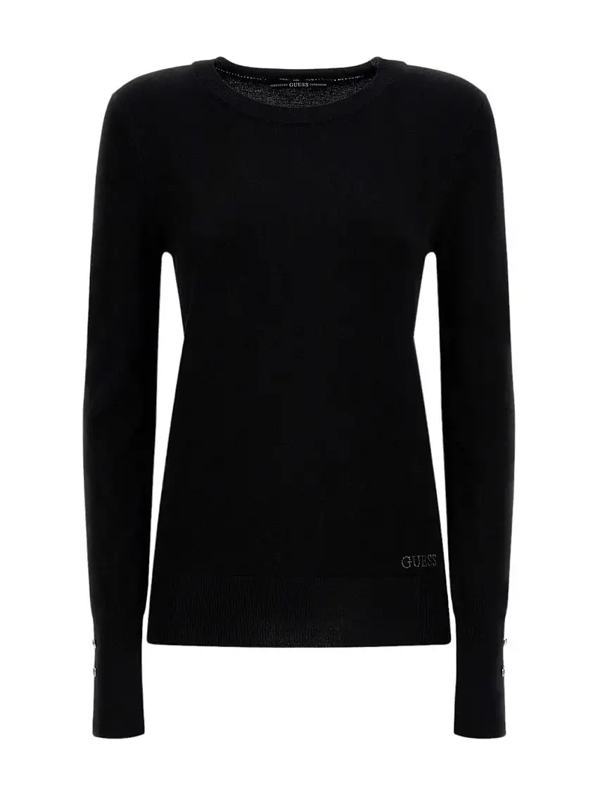 GUESS Women's Sweater W2YR30 Z2V62 JBLK Black