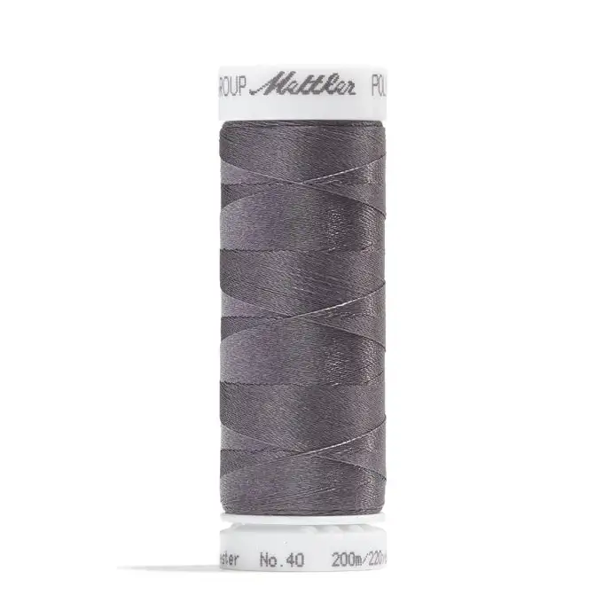 Bobina filo Poly Sheen grigio Mettler